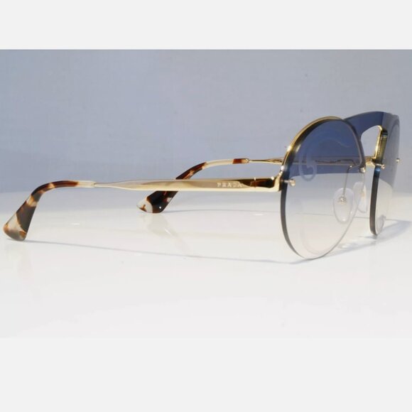 Prada Womens Round Swirl Gold Sunglasses main image 7